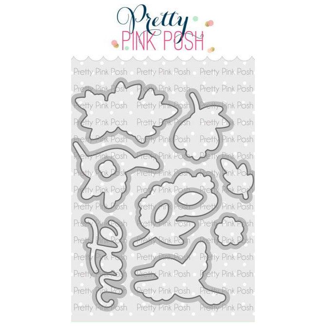Pretty Pink Posh Hummingbird Floral Clear Stamp and Die Set product image 2