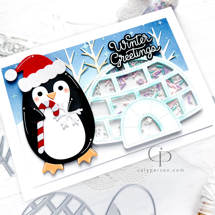 Pretty Pink Posh Igloo Shaker Dies candy cane | color-code:ALT01