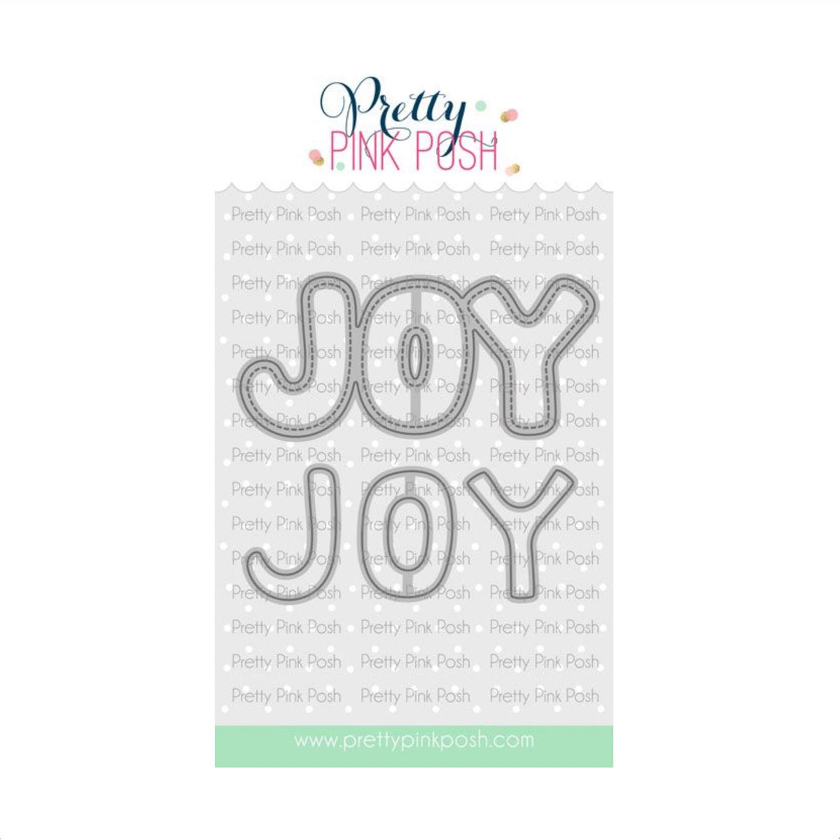 Pretty Pink Posh Joy Word Shaker Dies