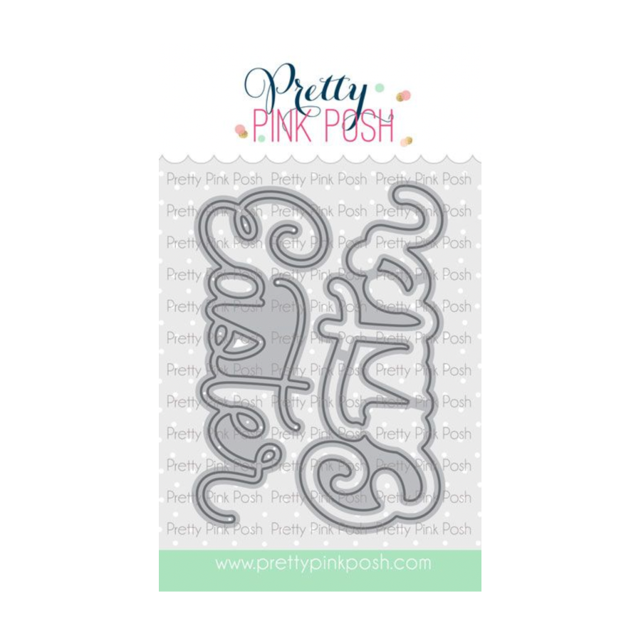 Pretty Pink Posh Large Easter Shadow Dies