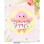 Pretty Pink Posh Large Easter Shadow Dies chick shaker