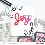 Pretty Pink Posh Large Joy Shadow Dies love