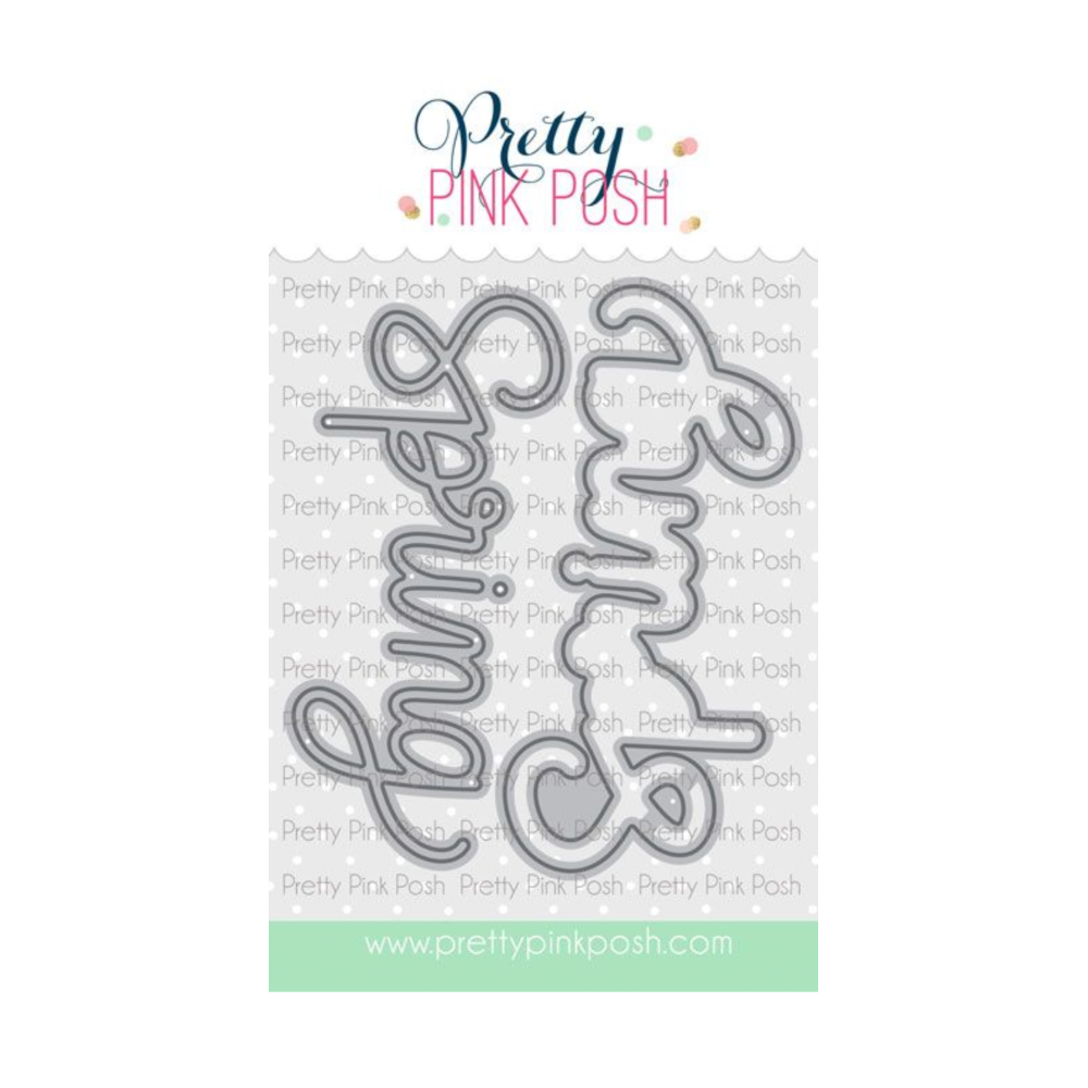 Pretty Pink Posh Large Spring Shadow Dies