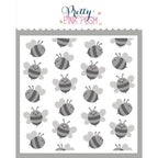 Pretty Pink Posh Layered Bees Stencils