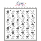 Pretty Pink Posh Layered Blooming Vines Stencils