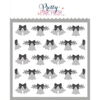 Pretty Pink Posh Layered Christmas Bells Stencils