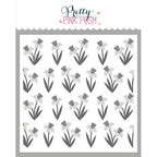 Pretty Pink Posh Layered Daffodils Stencils
