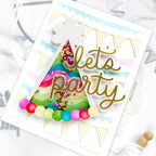 Pretty Pink Posh Layered Garlands Stencils flags | color-code:ALT01