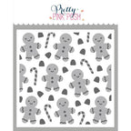 Pretty Pink Posh Layered Gingerbread Stencils