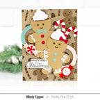 Pretty Pink Posh Layered Gingerbread Stencils candy canes