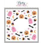 Pretty Pink Posh Layered Halloween Wreath Stencils
