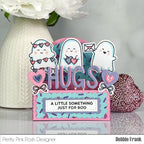 Pretty Pink Posh Layered Heart Sprinkles Stencils hugs