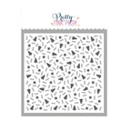 Pretty Pink Posh Layered Holiday Sprinkle Mix Stencils