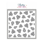 Pretty Pink Posh Layered Ladybugs Stencils