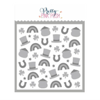 Pretty Pink Posh Layered Lucky Items Stencils