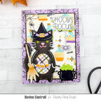 Pretty Pink Posh Layered Potions Stencils cat