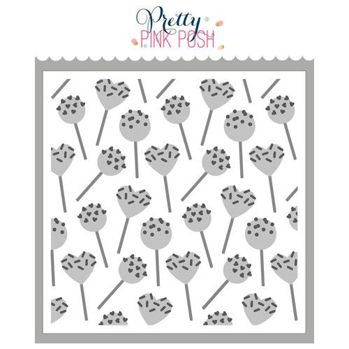 Pretty Pink Posh Layered Valentine Cake Pops Stencils* – Simon Says Stamp