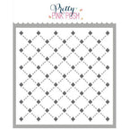 Pretty Pink Posh Leaf Lattice Layered Stencils