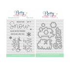 Pretty Pink Posh Let It Snow Clear Stamp and Die Set