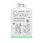 Pretty Pink Posh Let It Snow Clear Stamps