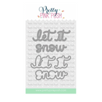 Pretty Pink Posh Let It Snow Shadow Dies