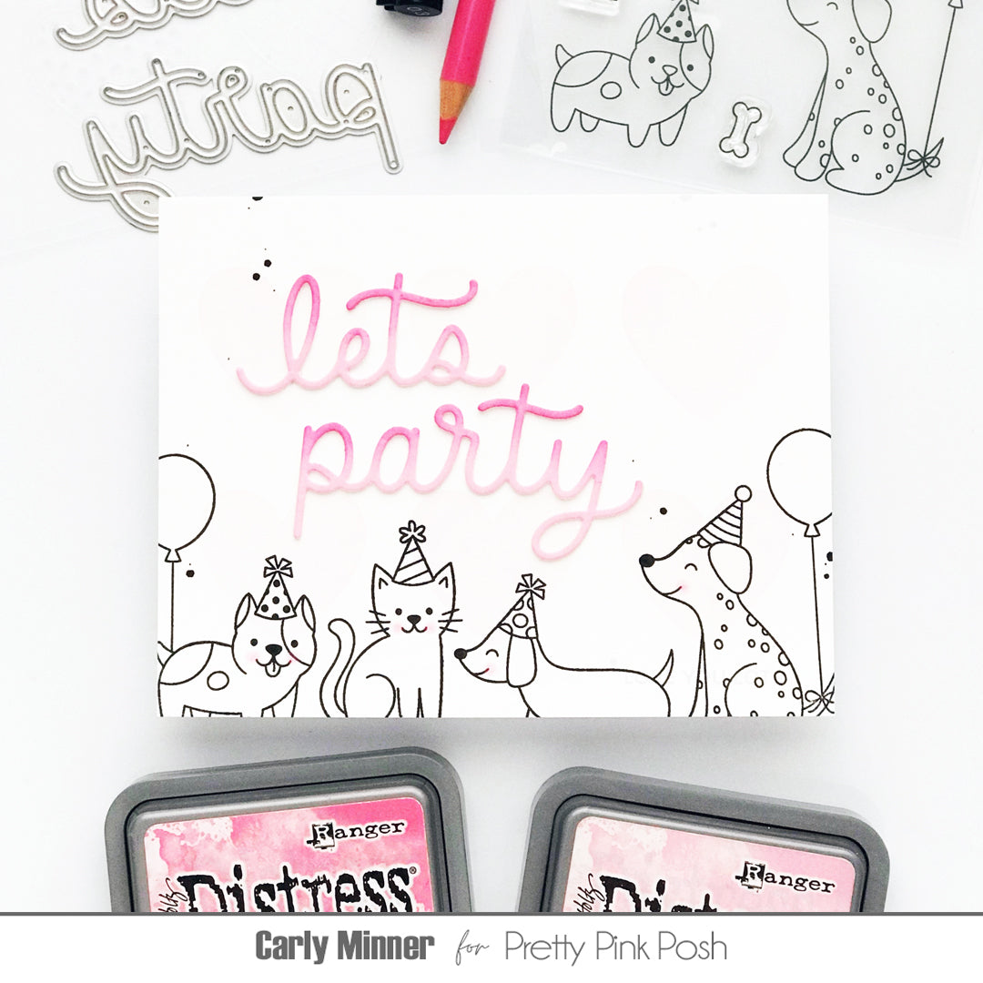 Pretty Pink Posh Let's Party Shadow Dies pink