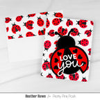 Pretty Pink Posh Love You Shadow Dies ladybugs