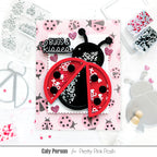 Pretty Pink Posh Lovely Ladybugs Dies hearts and kisses | color-code:ALT02