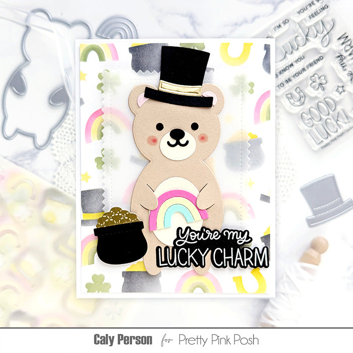 Pretty Pink Posh Lucky Holder Additions Dies lucky charm | color-code:ALT01