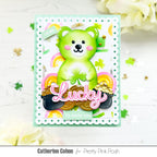 Pretty Pink Posh Lucky Holder Additions Dies rainbows