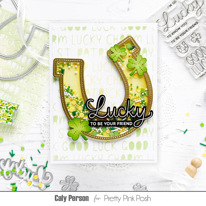 Pretty Pink Posh Lucky To Know You Dies friend | color-code:ALT01