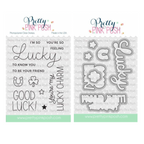 Pretty Pink Posh Lucky to Know You Clear Stamp and Die Set