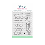 Pretty Pink Posh Lucky to Know You Clear Stamp and Die Set image 1