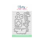 Pretty Pink Posh Lucky to Know You Clear Stamp and Die Set image 2