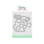 Pretty Pink Posh Merry Greetings Clear Stamp and Die Set product image product image 2