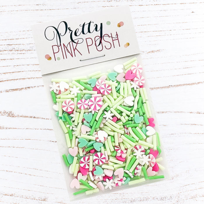 Pretty Pink Posh Merry and Minty Clay Confetti
