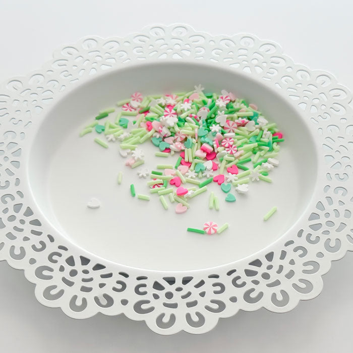 Pretty Pink Posh Merry and Minty Clay Confetti