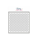 Pretty Pink Posh Mini Checker Stencil