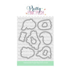 Pretty Pink Posh Mini Ghosts Clear Stamp and Die Set product image 2