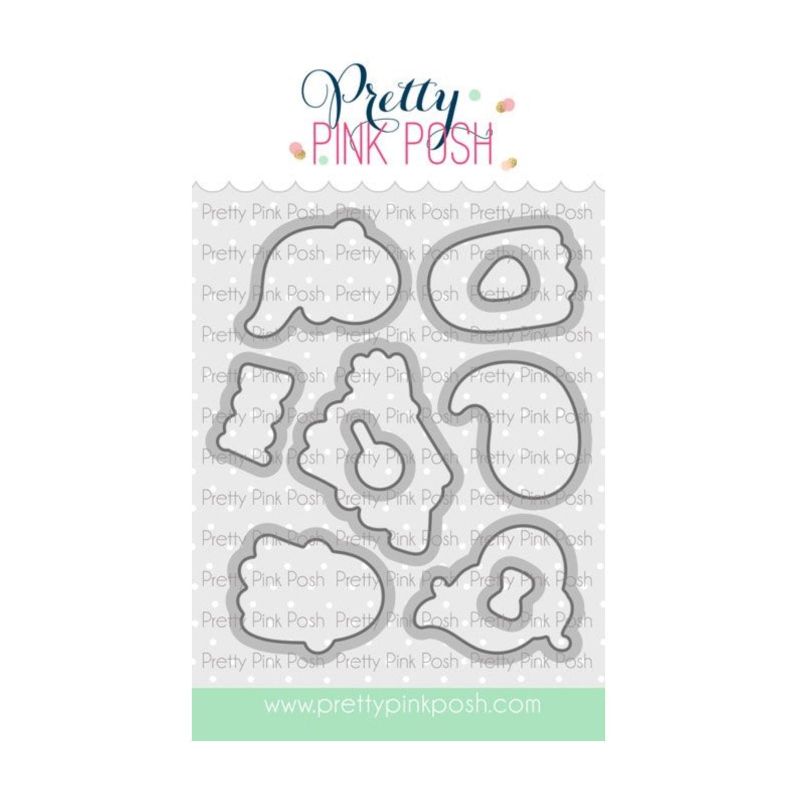 Pretty Pink Posh Mini Ghosts Clear Stamp and Die Set product image 2