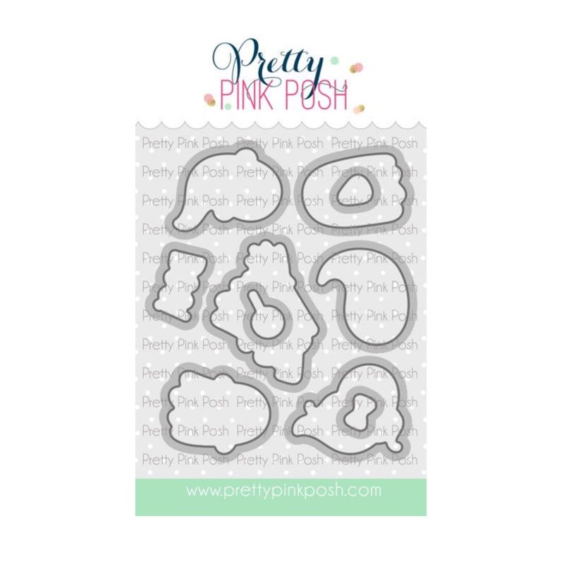 Pretty Pink Posh Mini Ghosts Coordinating Dies