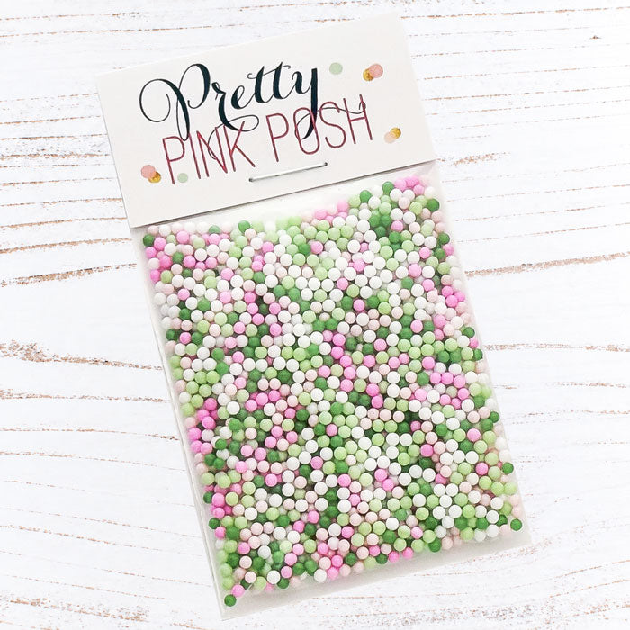 Pretty Pink Posh Mistletoe Kisses Shaker Beads