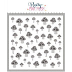 Pretty Pink Posh Mushrooms Layered Stencils