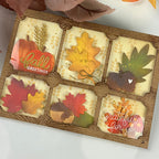 Pretty Pink Posh Notched Rectangles Dies autumn leaves card nichol spohr| color-code:ALT03