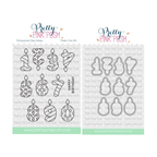 Pretty Pink Posh Number Candles Clear Stamp and Die Set