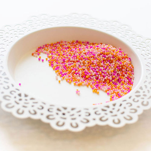 Pretty Pink Posh Paradise Glass Shaker Beads product image
