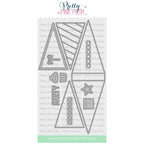 Pretty Pink Posh Party Flags Dies