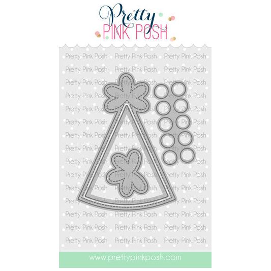 Pretty Pink Posh Party Hat Shaker Dies
