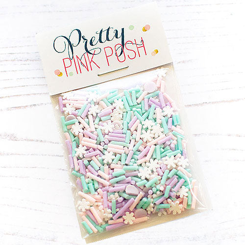 Pretty Pink Posh Pastel Blizzard Clay Confetti