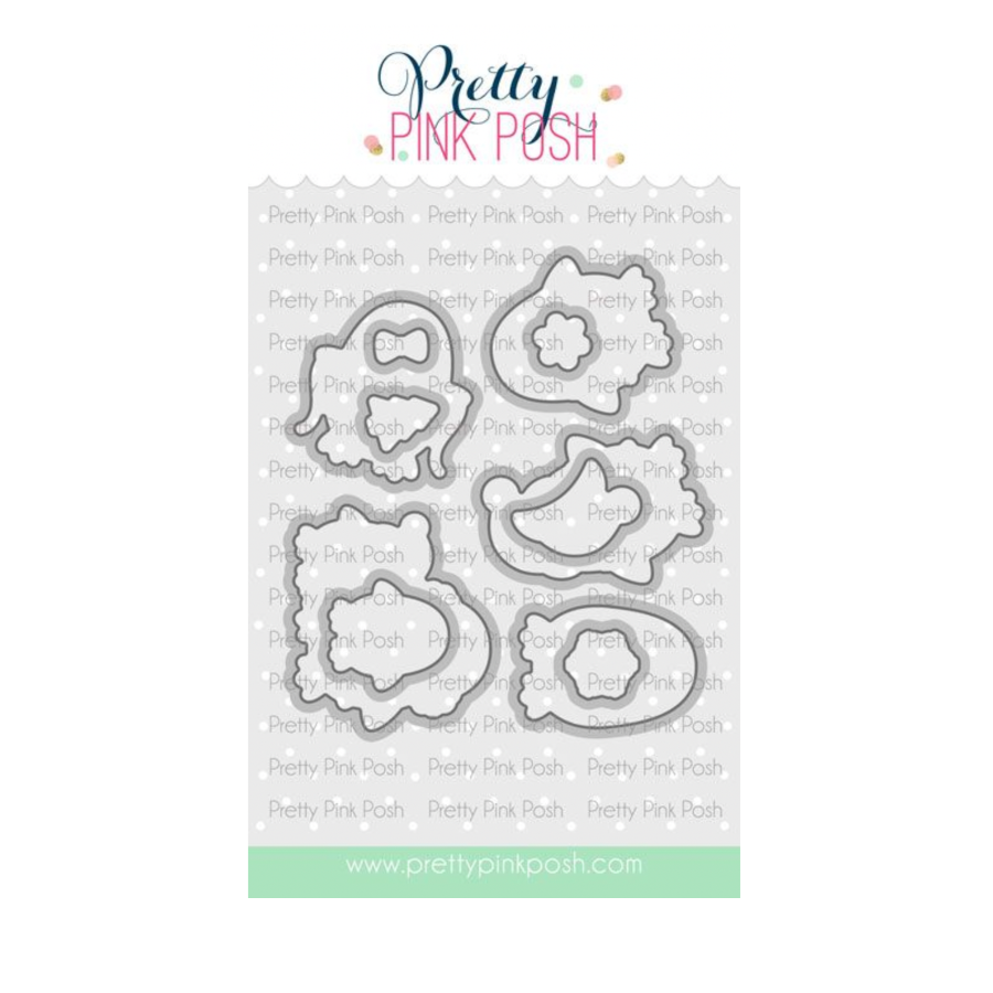 Pretty Pink Posh Penguin Friends Clear Stamp and Die Set image 2